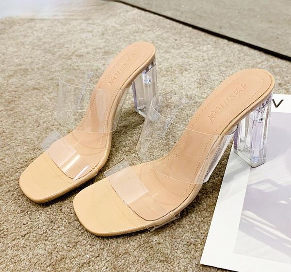 dress shoes transparent high heels women square toe sandals summer woman clear pumps wedding jelly buty damskie slippers, Black
dress shoes transparent high heels women square toe sandals summer woman clear pumps wedding jelly buty damskie slippers, Black