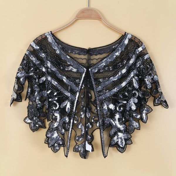 women's jackets summer korean sequin women perspective cloak coats lace female beach holiday embroidery cardigan short outerwear, Black;brown
women's jackets summer korean sequin women perspective cloak coats lace female beach holiday embroidery cardigan short outerwear, Black;brown