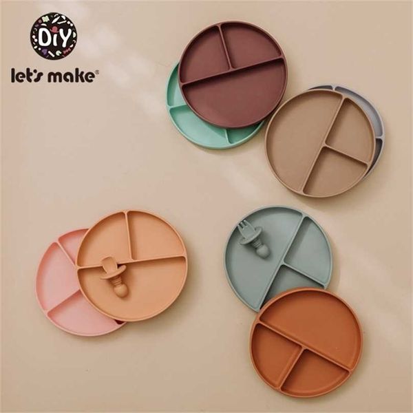 let's make baby tableware silicone plate bpa food grade suction tray anti-slip gift children products kids dinner plat 211026
let's make baby tableware silicone plate bpa food grade suction tray anti-slip gift children products kids dinner plat 211026