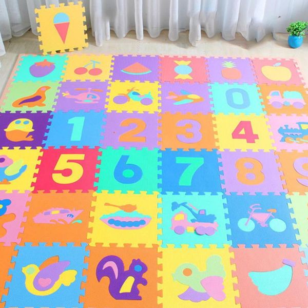 baby cribs 10pcs/set 30*30cm number animal pattern play mat puzzle toys for kids children eva foam yoga cling mats floor tapete
baby cribs 10pcs/set 30*30cm number animal pattern play mat puzzle toys for kids children eva foam yoga cling mats floor tapete