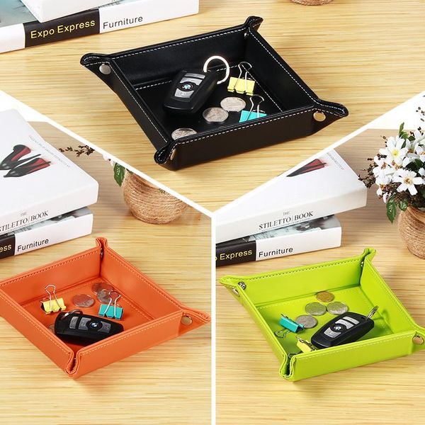 kitchen storage & organization leather valet tray deskorganizer, folding catchall trinket for pen key change coins wallet watch phone ca
kitchen storage & organization leather valet tray deskorganizer, folding catchall trinket for pen key change coins wallet watch phone ca