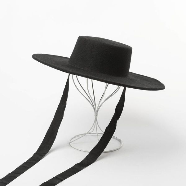 wide brim hats felt hat flat winter boater for women men ribbon lace up chin strap fashion wool ladies ourdoor, Blue;gray
wide brim hats felt hat flat winter boater for women men ribbon lace up chin strap fashion wool ladies ourdoor, Blue;gray