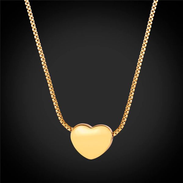women and girls heart-shaped necklace stainless steel/black/rose gold dainty i love you jewelry pendant necklace, valentine's day gift, Silver
women and girls heart-shaped necklace stainless steel/black/rose gold dainty i love you jewelry pendant necklace, valentine's day gift, Silver