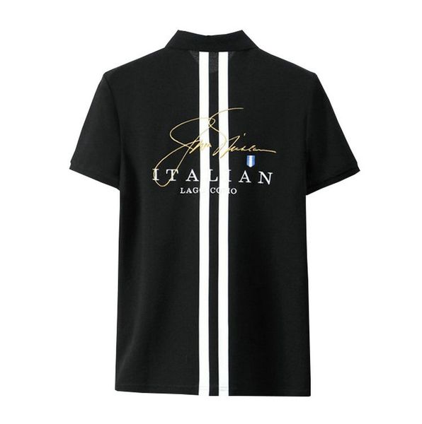 men's polos itlay s clothing shirt shirt cotton blend short sleeve casual breathable summer solid to3l, White;black
men's polos itlay s clothing shirt shirt cotton blend short sleeve casual breathable summer solid to3l, White;black