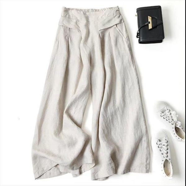 summer cotton linen large size women pants wide leg femme arts style elastic waist solid casual loose pantalon, Black;white
summer cotton linen large size women pants wide leg femme arts style elastic waist solid casual loose pantalon, Black;white