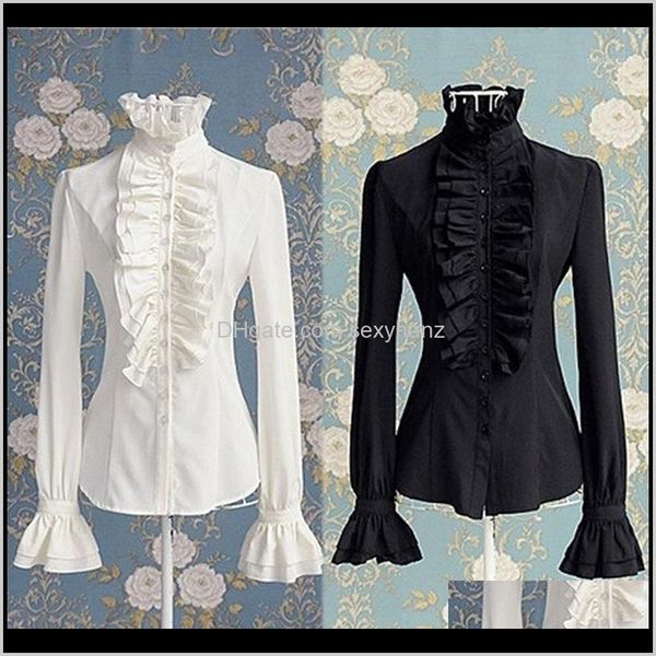 womens blouses shirts victorian high neck ruffles long sleeve frill solid color shirt office frilly cuffs blouse autumn 1 pfamk, White
womens blouses shirts victorian high neck ruffles long sleeve frill solid color shirt office frilly cuffs blouse autumn 1 pfamk, White