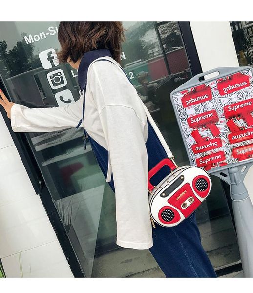 shoulder bags sales european and american fashion simulation radio stereo bag funny personality diagonal rivet messenger female
shoulder bags sales european and american fashion simulation radio stereo bag funny personality diagonal rivet messenger female