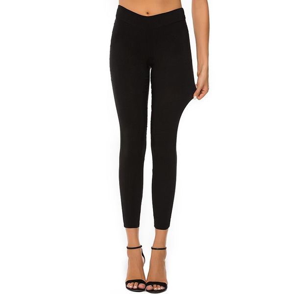 women's leggings high waist fitness stretch slim women solid soft breathable casual sports pants, Black
women's leggings high waist fitness stretch slim women solid soft breathable casual sports pants, Black