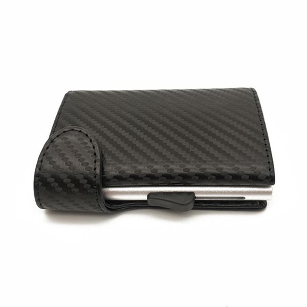 the wallet rfid case wallet men's leather aluminum alloy card bag multi function wallet, Black
the wallet rfid case wallet men's leather aluminum alloy card bag multi function wallet, Black