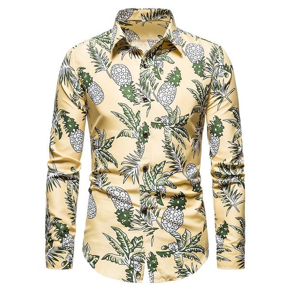 50kg-100kg spring pineapple shirt regular fit button down male long sleeve blouse 210412, White;black
50kg-100kg spring pineapple shirt regular fit button down male long sleeve blouse 210412, White;black