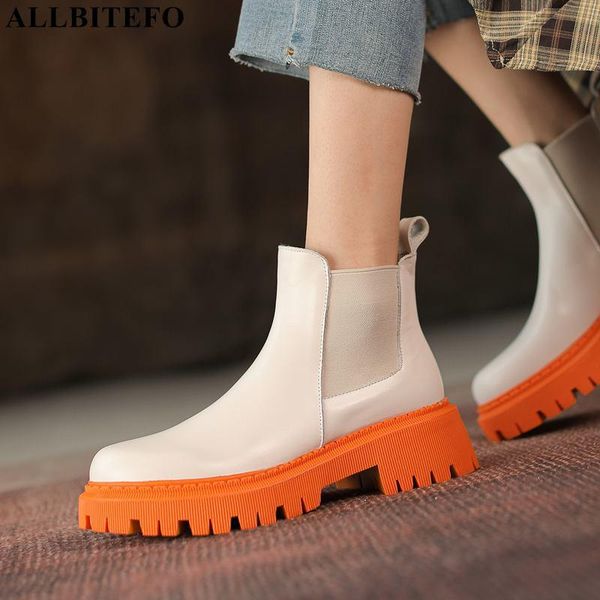 boots allbitefo orange sole non-slip waterproof shoes real genuine leather ankle autumn winter fashion girls women, Black
boots allbitefo orange sole non-slip waterproof shoes real genuine leather ankle autumn winter fashion girls women, Black