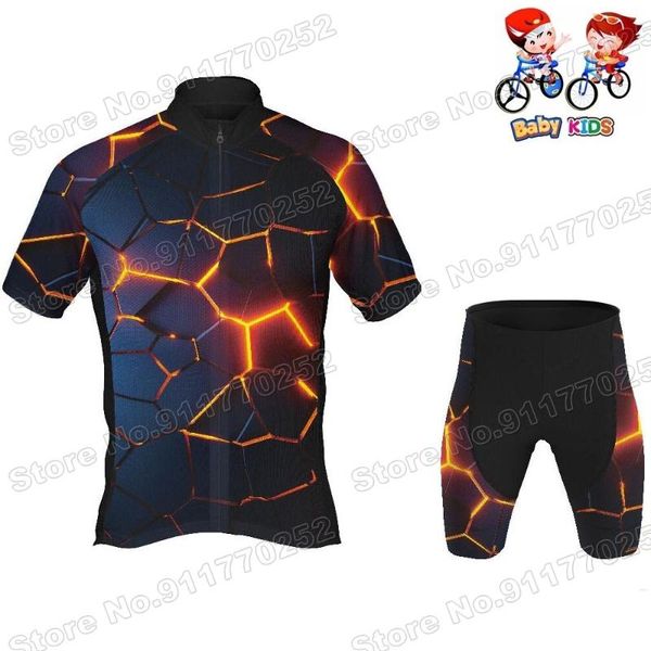 racing sets 2021 kids cycling jersey set 3d magma pattern boys girl clothing children road bike shirts suit mtb maillot ropa, Black;blue
racing sets 2021 kids cycling jersey set 3d magma pattern boys girl clothing children road bike shirts suit mtb maillot ropa, Black;blue