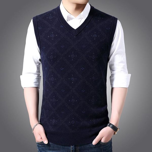 100% wool arrival solid color sweater vest men cashmere sweaters pullover brand v-neck sleeveless jersey hombre men's vests, Black;white
100% wool arrival solid color sweater vest men cashmere sweaters pullover brand v-neck sleeveless jersey hombre men's vests, Black;white
