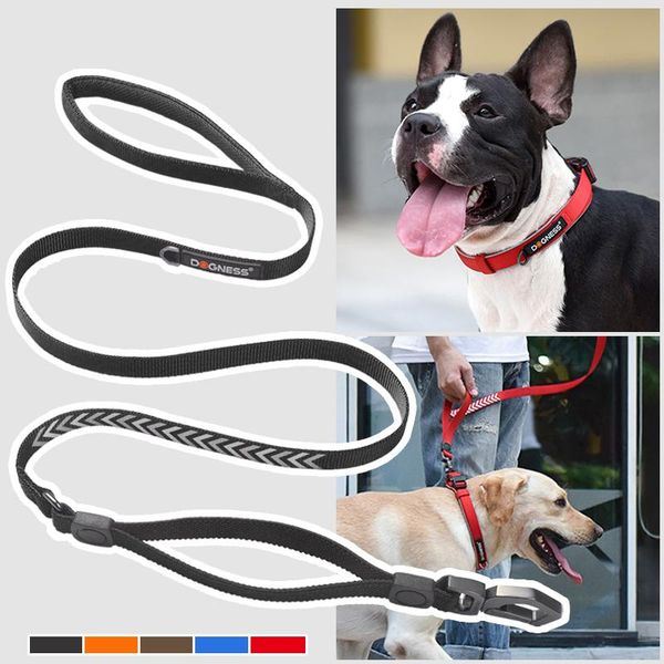 dog collars & leashes dogness pet leash harness adjustable nylon collar reflective for small medium large dogs all weather
dog collars & leashes dogness pet leash harness adjustable nylon collar reflective for small medium large dogs all weather