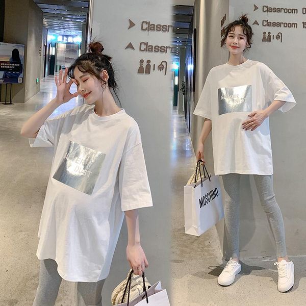 8132# maternity clothes spring autumn long sleeves t shirt o neck lettle easy matching loose stylish pregnant women dresses, White
8132# maternity clothes spring autumn long sleeves t shirt o neck lettle easy matching loose stylish pregnant women dresses, White