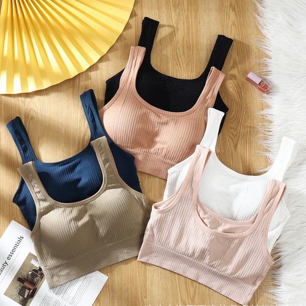 yoga outfit women tube seamless sport bra wireless padded crop female sleeveless lingerie brassiere
yoga outfit women tube seamless sport bra wireless padded crop female sleeveless lingerie brassiere