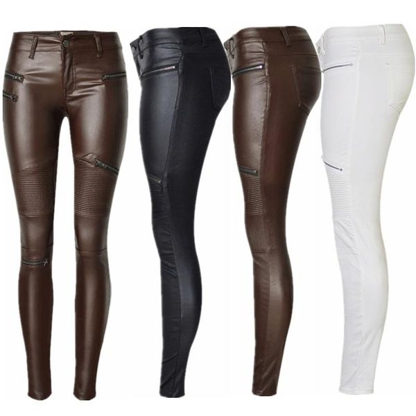 womens fashion low waist zipper slim fit long trousers cool leather skinny women pencil pants unique capris plus size 3xl women's &, Black;white
womens fashion low waist zipper slim fit long trousers cool leather skinny women pencil pants unique capris plus size 3xl women's &, Black;white