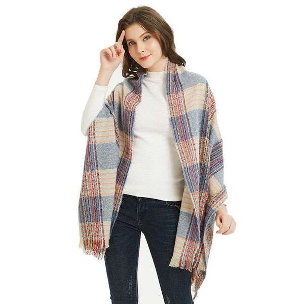 scarves 2021 double-sided fringe plaid scarf women autumn winter cashmere warm wool for laides, Blue;gray
scarves 2021 double-sided fringe plaid scarf women autumn winter cashmere warm wool for laides, Blue;gray