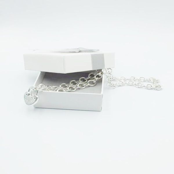 chains 1:1 original logo 925 sterling silver heart lock happiness pendant o-chain, valentine's day jewelry gift
chains 1:1 original logo 925 sterling silver heart lock happiness pendant o-chain, valentine's day jewelry gift