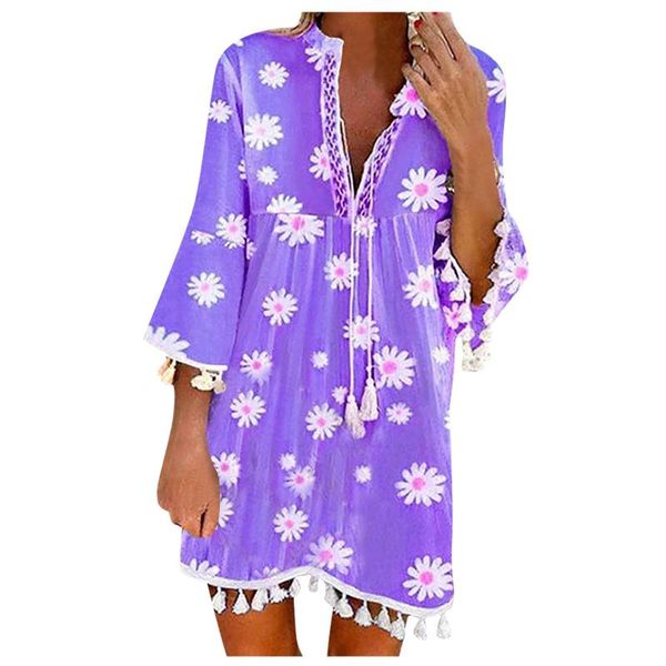 casual dresses flower v-neck woman dress lace tassel half sleeve knee-length mini bohemian style women vestido de mujer, Black;gray
casual dresses flower v-neck woman dress lace tassel half sleeve knee-length mini bohemian style women vestido de mujer, Black;gray