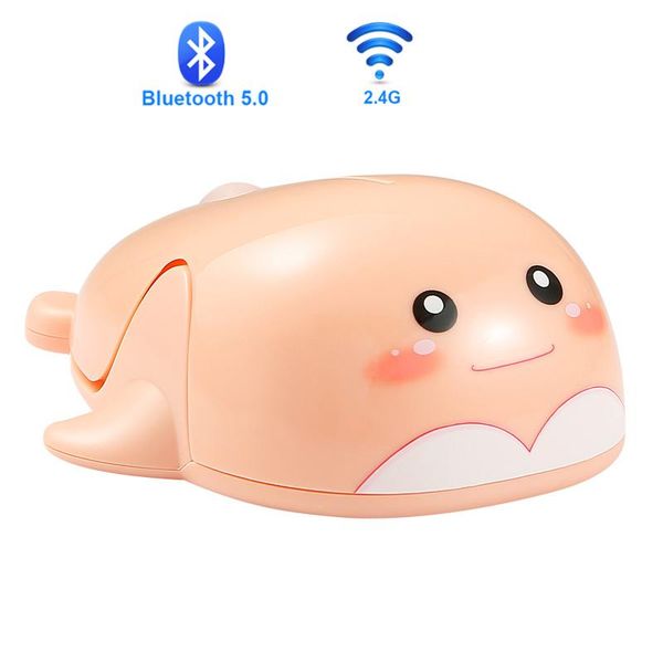 bluetooth 5.0+2.4g wireless dual mode mouse rechargeable cute cartoon dolphin design optical silent usb computer pink mice
bluetooth 5.0+2.4g wireless dual mode mouse rechargeable cute cartoon dolphin design optical silent usb computer pink mice