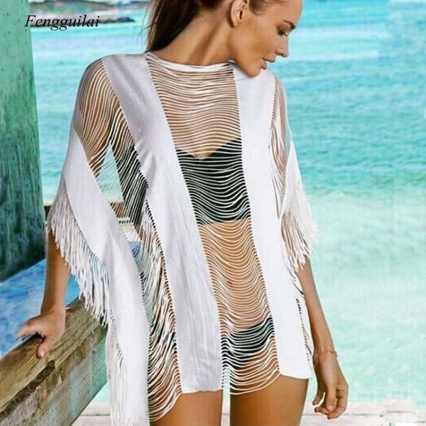 summer tassel panel loose see through long beach sun protection clothing with ultra thin chiffon blouse girl women's swimwear, White;black
summer tassel panel loose see through long beach sun protection clothing with ultra thin chiffon blouse girl women's swimwear, White;black