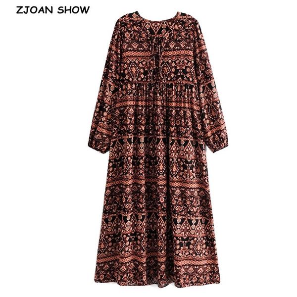 casual dresses 2021 bohemia bandage lacing up collar paisley floral print dress boho woman long sleeve maxi holiday beach 6nfq, Black;gray
casual dresses 2021 bohemia bandage lacing up collar paisley floral print dress boho woman long sleeve maxi holiday beach 6nfq, Black;gray