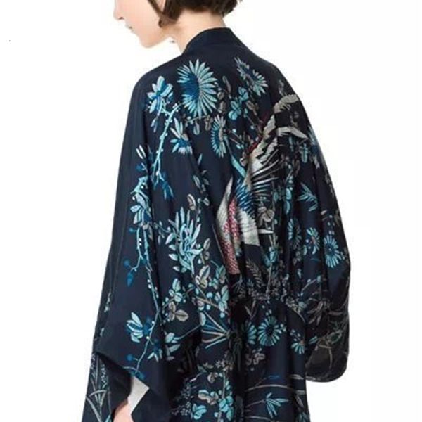 women's jackets wholesale- women europe and america fashion style retro print cardigan kimono ladies three quarter sleeve chiffon shirt, Black;brown 
women's jackets wholesale- women europe and america fashion style retro print cardigan kimono ladies three quarter sleeve chiffon shirt, Black;brown