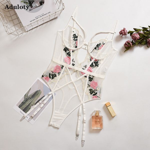 new floral embroidered mesh garter teddy bodysuit women lace underwire lingerie erotic babydoll sleepwear underwear, Black;white
new floral embroidered mesh garter teddy bodysuit women lace underwire lingerie erotic babydoll sleepwear underwear, Black;white