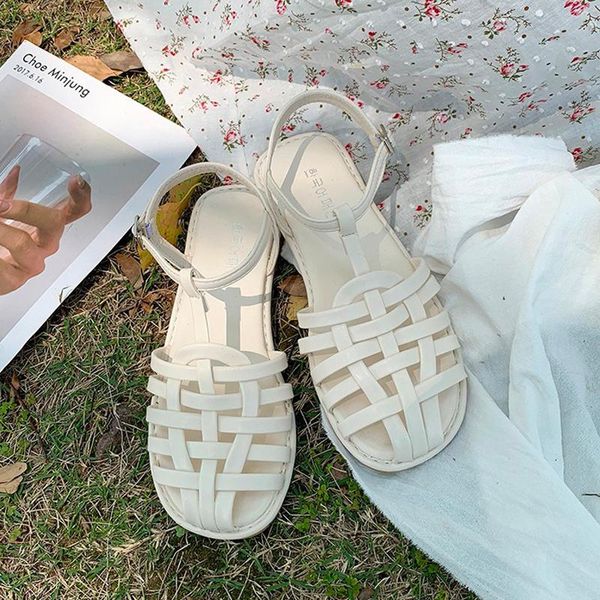 sandals style roman ladies flat round toe holiday beach shoes comfortable, Black
sandals style roman ladies flat round toe holiday beach shoes comfortable, Black