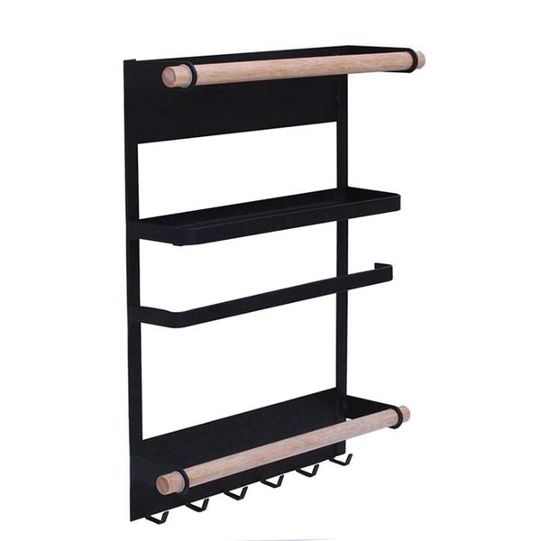 hooks & rails kitchen rack fridge magnetic organizer -design paper towel holder, rustproof spice jars rack, heavy-duty refrigerator shelf st
hooks & rails kitchen rack fridge magnetic organizer -design paper towel holder, rustproof spice jars rack, heavy-duty refrigerator shelf st