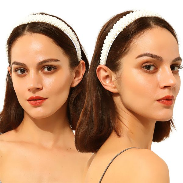 luxury designer full pearl hair band bride headband hairstyle accessories head hoop for women lady f1218, Black;brown
luxury designer full pearl hair band bride headband hairstyle accessories head hoop for women lady f1218, Black;brown