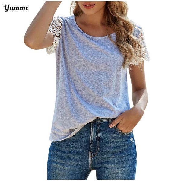 women's t-shirt ladies slim solid color pullover loose round neck lace short sleeve tshirt women 2021 harajuku shirt camiseta #bl3, White
women's t-shirt ladies slim solid color pullover loose round neck lace short sleeve tshirt women 2021 harajuku shirt camiseta #bl3, White