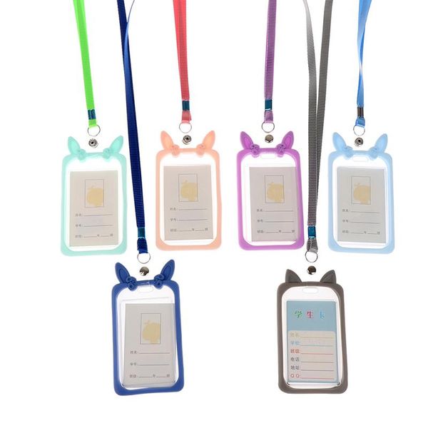 card holders 1pcs id holder cute cartoon silicone bus case key ring luggage tag trinket, Brown;gray
card holders 1pcs id holder cute cartoon silicone bus case key ring luggage tag trinket, Brown;gray