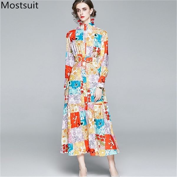 runway vintage royal printed long maxi dress with belt women sleeve stand collar single-breasted shirt dresses vestido 210513, Black;gray
runway vintage royal printed long maxi dress with belt women sleeve stand collar single-breasted shirt dresses vestido 210513, Black;gray