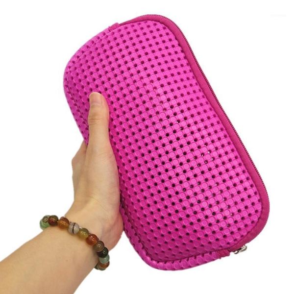 women zipper coin bag fashion light weight solid color cosmetic bags & cases1