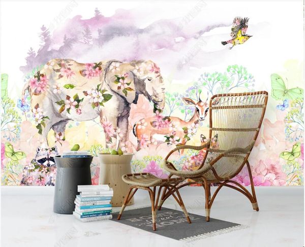 wdbh 3d wallpaper custom p mural creative animal elephant watercolor hand painted flowers in the living room home decor 3d wall murals wallp
wdbh 3d wallpaper custom p mural creative animal elephant watercolor hand painted flowers in the living room home decor 3d wall murals wallp