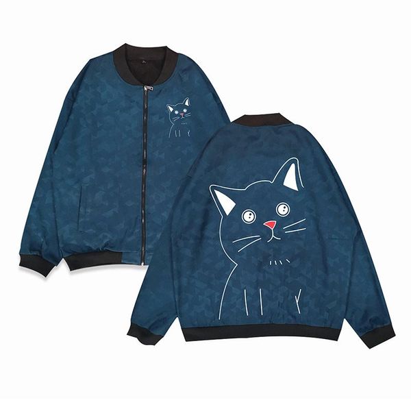men's jackets men red nosed cat baseball casual jacket streetwear windbreaker stand collar coats wholesale outwear homme clothing, Black;brown
men's jackets men red nosed cat baseball casual jacket streetwear windbreaker stand collar coats wholesale outwear homme clothing, Black;brown