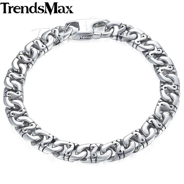 trendsmax biker mens for women silver color marina link chain 316l stainless steel bracelet hb19, Golden;silver
trendsmax biker mens for women silver color marina link chain 316l stainless steel bracelet hb19, Golden;silver