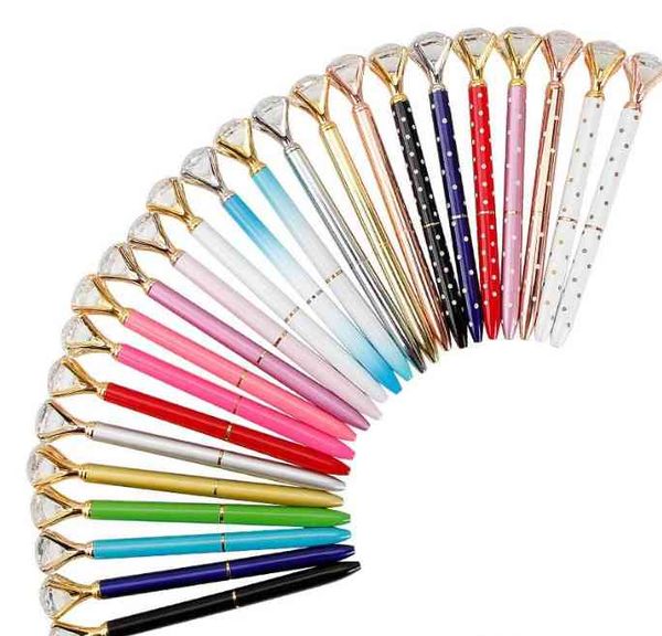 Ballpoint Pens Creative Crystal Glass Kawaii Pen Big Gem Ball With Large Diamond 11 Colors Fashion School Office Sudcvgfb H1F6, As picture
Ballpoint Pens Creative Crystal Glass Kawaii Pen Big Gem Ball With Large Diamond 11 Colors Fashion School Office Sudcvgfb H1F6, As picture