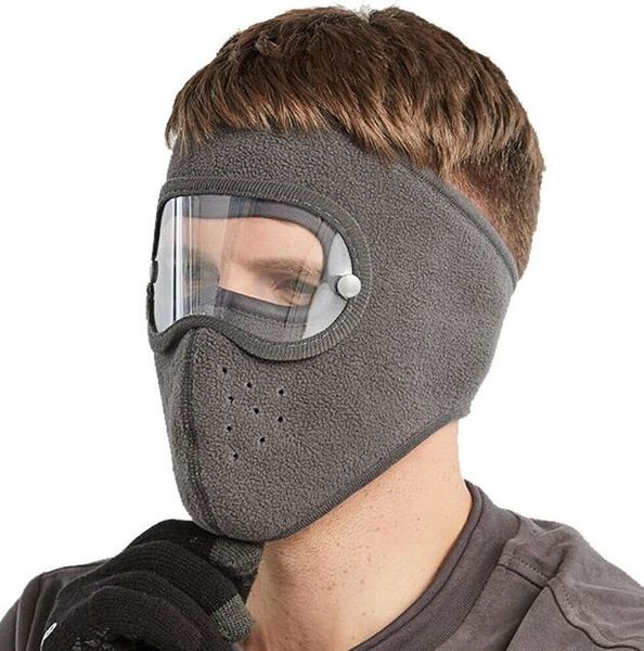 cycling balaclava windproof anti dust cycling ski breathable masks fleece face shield hood caps with hd goggles gc594, Blue;gray
cycling balaclava windproof anti dust cycling ski breathable masks fleece face shield hood caps with hd goggles gc594, Blue;gray