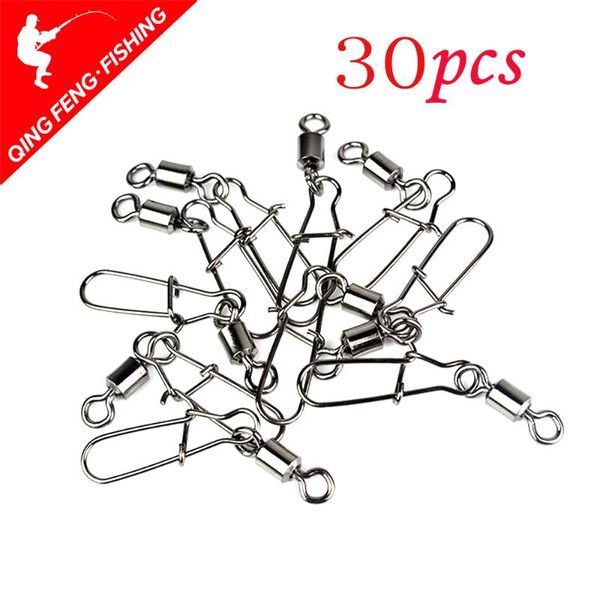 30pcs/lot fishing connector 2# 4# 6# 8#10# 12#14# stainless steel pin bearing rolling swivel snap fishhook lure tackle hooks
30pcs/lot fishing connector 2# 4# 6# 8#10# 12#14# stainless steel pin bearing rolling swivel snap fishhook lure tackle hooks