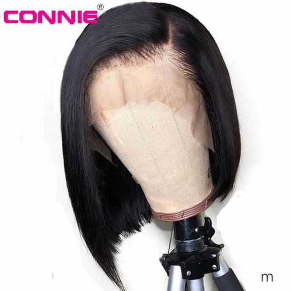 connie hair short lace front human wigs peruvian wig with pre plucked hairline for black women remy bob wig1, Black;brown
connie hair short lace front human wigs peruvian wig with pre plucked hairline for black women remy bob wig1, Black;brown