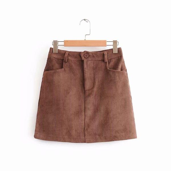 skirts 2021 women vintage solid corduroy casual slim mini skirt faldas mujer ladies zipper hip package chic brand qun502, Black
skirts 2021 women vintage solid corduroy casual slim mini skirt faldas mujer ladies zipper hip package chic brand qun502, Black