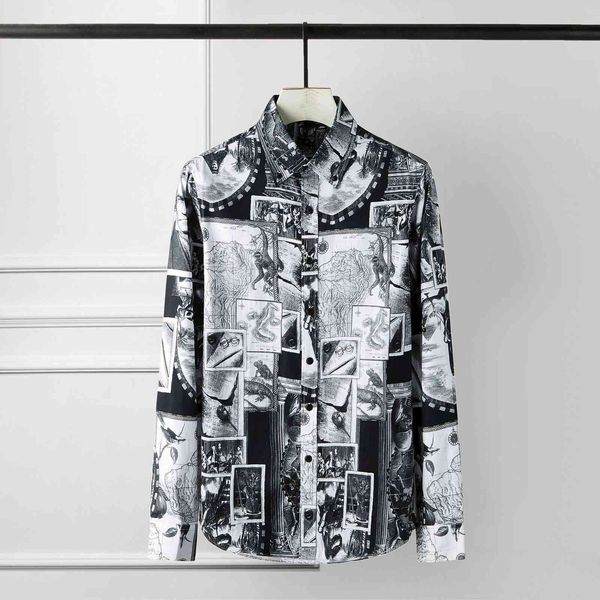 tee polo shirt luxury digital printing party mens long sleeve casual man plus size 4xl slim fit shirts men, White;black
tee polo shirt luxury digital printing party mens long sleeve casual man plus size 4xl slim fit shirts men, White;black