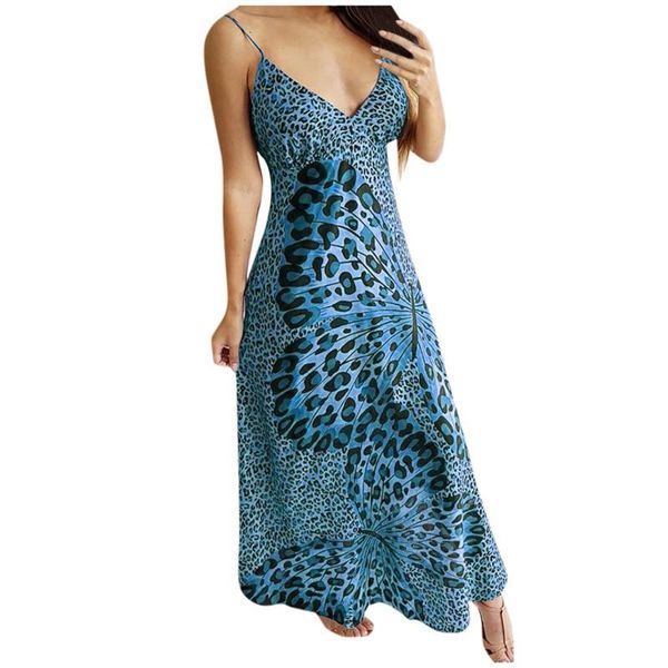 women deep v leopard butterfly wrap sling sleeveless nightclub beach long dress vestidos dresses for 2021 sundresses casual, Black;gray
women deep v leopard butterfly wrap sling sleeveless nightclub beach long dress vestidos dresses for 2021 sundresses casual, Black;gray