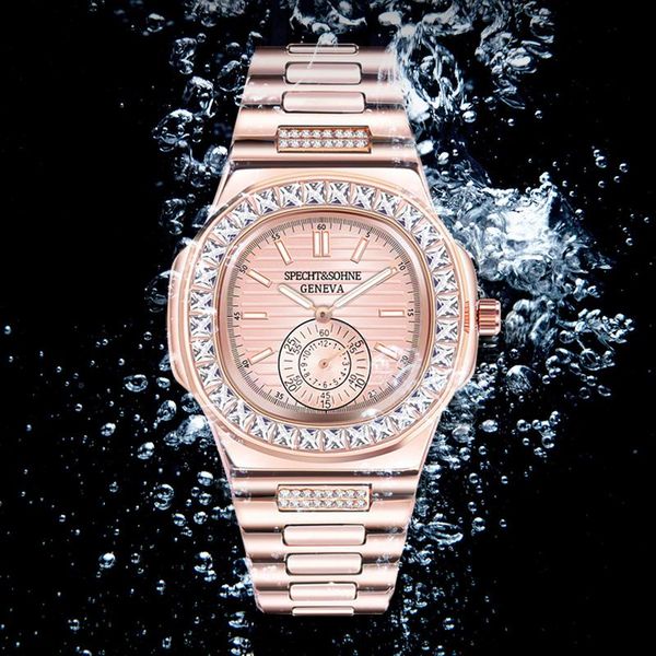 wristwatches mens watches chronograph steel waterproof date analog rose gold quartz watch business casual fashion wrist for men, Slivery;brown
wristwatches mens watches chronograph steel waterproof date analog rose gold quartz watch business casual fashion wrist for men, Slivery;brown