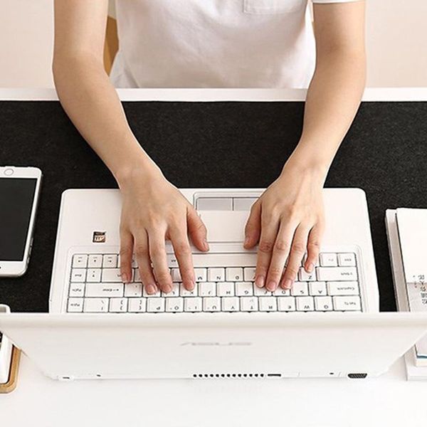 mouse pads & wrist rests office accessories computer desk mat non-slip wool felt lapcushion modern table keyboard pad large gamer