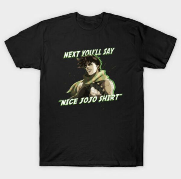r1 next you'll say jojo's bizarre adventure speedwagon funny meme black t-shirt, White;black
r1 next you'll say jojo's bizarre adventure speedwagon funny meme black t-shirt, White;black