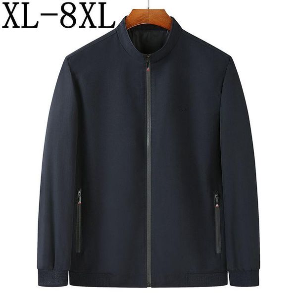 men's jackets size 8xl 7xl 6xl 2021 autumn bomber jacket men casual male coat fashion mens clothes brand zipper overcoats, Black;brown
men's jackets size 8xl 7xl 6xl 2021 autumn bomber jacket men casual male coat fashion mens clothes brand zipper overcoats, Black;brown